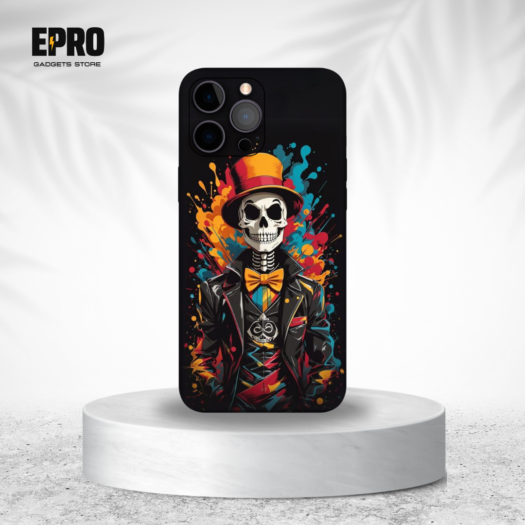 Vibrant Skull Gentleman