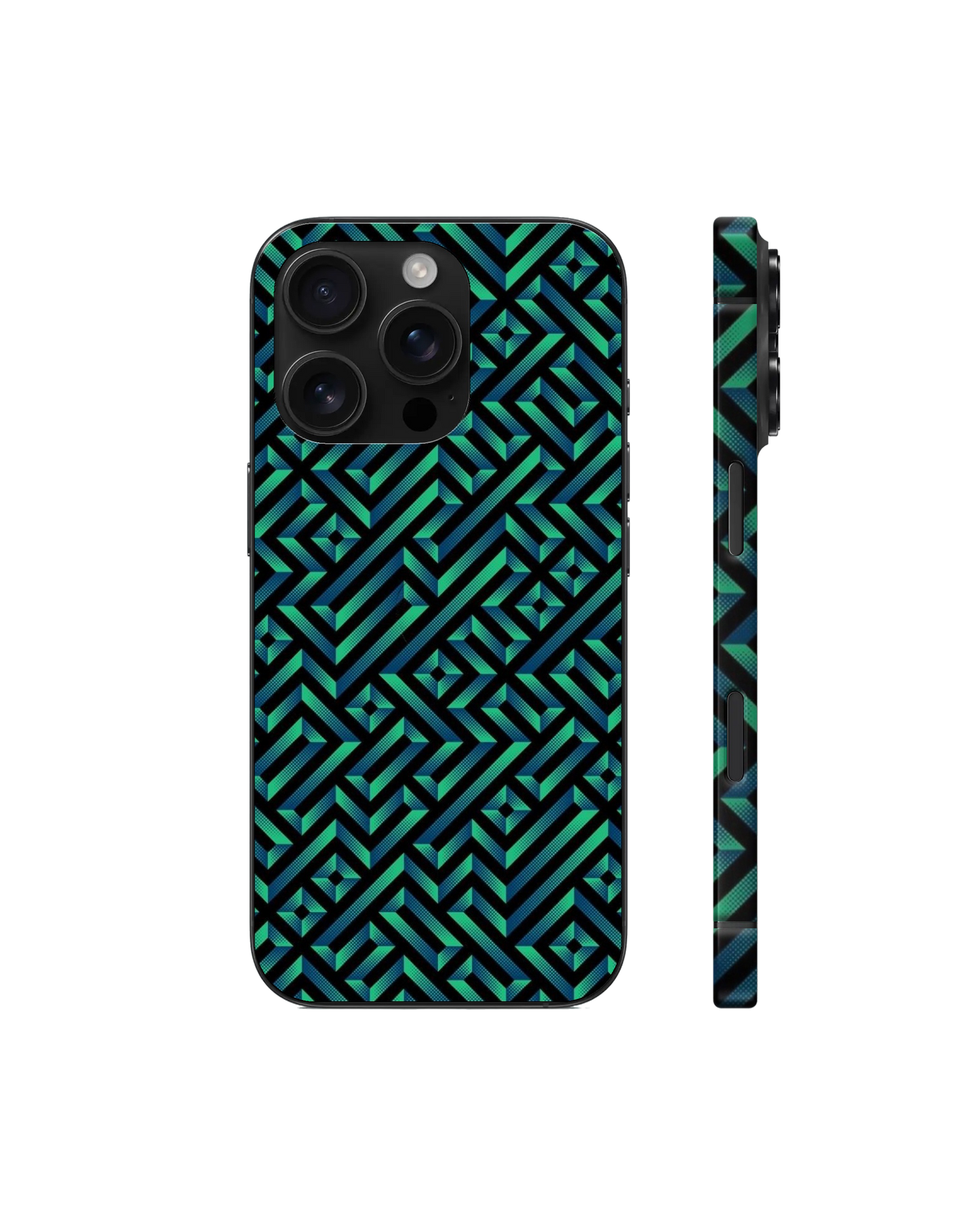 IPhone 15 Pro Max (Holographic Skin) Back With Sides